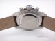 Copy Rolex Daytona watch SS Gray Arabic & Brown Leather Strap Watches (2)_th.jpg